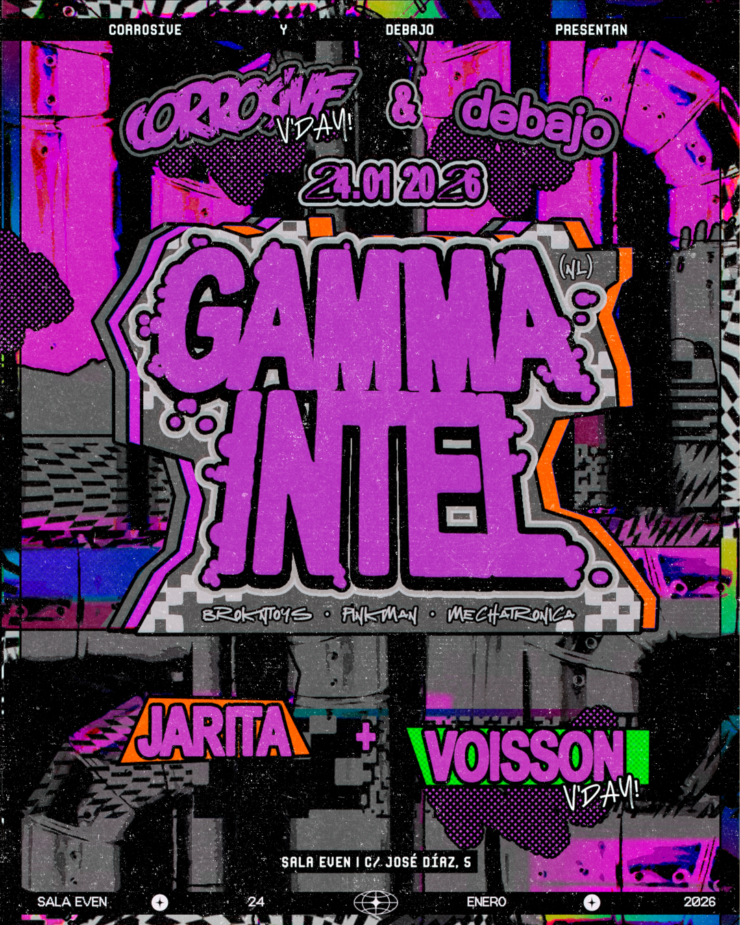 Cartel debajo#05 · Gamma Intel - Jarita - Voisson